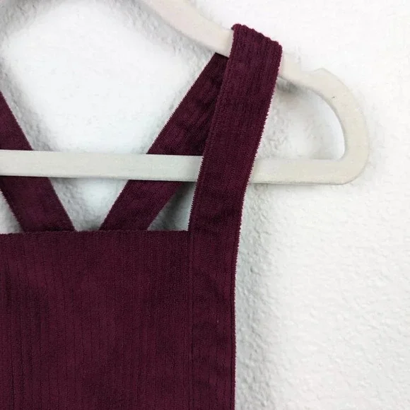 Wonder Nation ~ Baby Girl's Maroon Corduroy Jumper Size 18 months - Picture 2 of 10